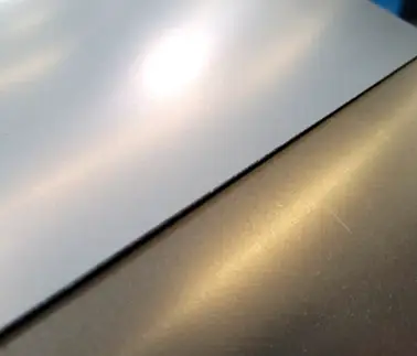 Zn-PVD coating on deep-drawn steel, silk matt, extremely even surface similar to that of electrolytic galvanised steel grades